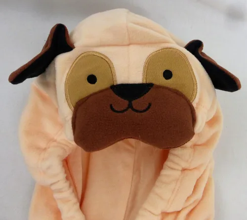 Vista 2 de Carters Pug Puppy Dog Costume Baby Halloween 2 Pieces