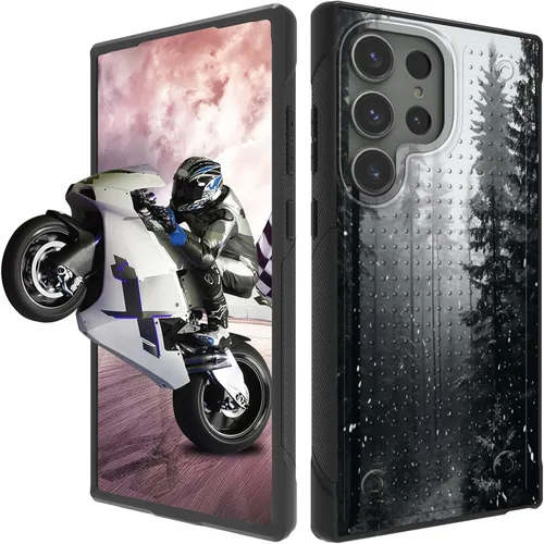 Vista 83 de Funda protectora resistente de doble capa para Samsung A14 5G (parte trasera con textura antideslizante), TPU suave a prueba de golpes, para Samsung