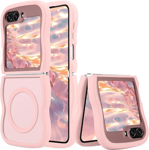 Vista 26 de Pepmune for Samsung Galaxy S25 Plus/S24 Plus Case Wave Frame, Desert Gold Dorado Desierto