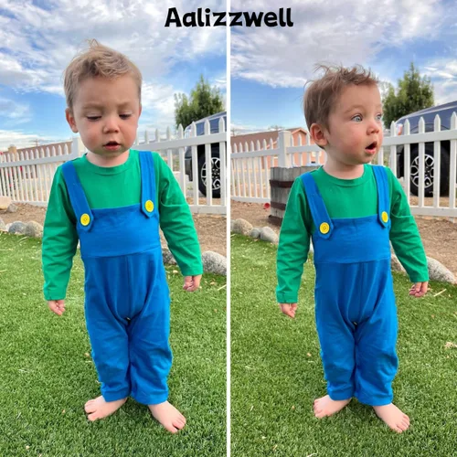 Vista 2 de Aalizzwell Ropa de mameluco de Halloween para bebés niños y niñas