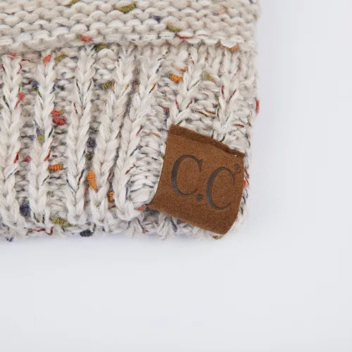Vista 413 de C.C Trendy Warm Chunky Soft Stretch Cable Knit Beanie