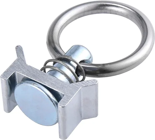 Vista 4 de X AUTOHAUX Solo perno prisionero L Track con anillo redondo para remolques Pickups Camiones 8pcs