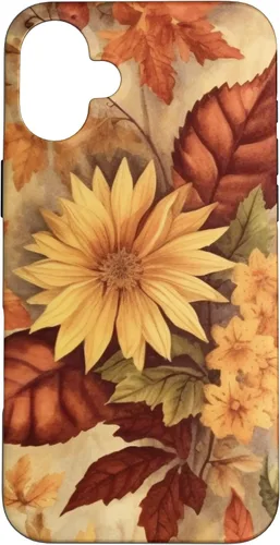 Vista 23 de Autumn Foliage Fall Leaves Girl Women Kids Fall Case for iPhone 17