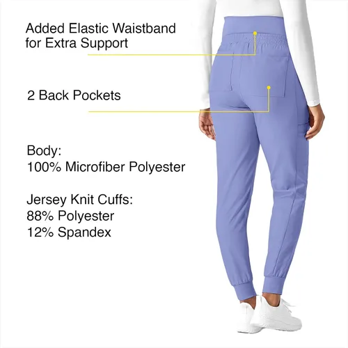 Vista 4 de WonderWink Pantalón deportivo de maternidad para mujer