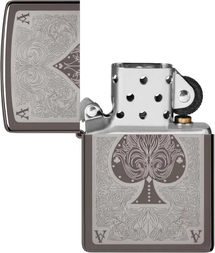 Vista 4 de Zippo Encendedores Ace Negro