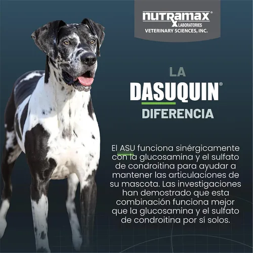 Vista 6 de Comprimidos masticables para articulaciones de perro Dasaquin (150 unidades) Tamaño de perro: Grande (60+ lbs)