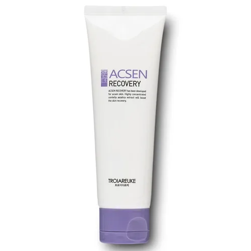 Vista 7 de TROIAREUKE ACSEN Crema de recuperación Hidratante facial hidratante y calmante con centella asiática, aceite de oliva y escualano para pieles