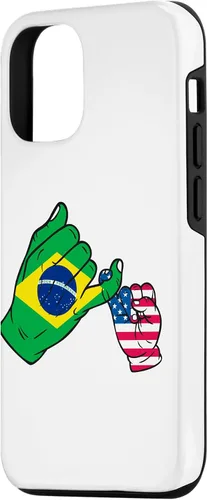 Vista 2 de iPhone 15 Parent and child Brazil USA family Case
