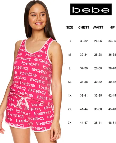 Vista 7 de bebe Conjunto de pijama y camiseta sin mangas con estampado llamativo para mujer
