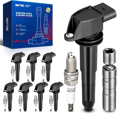 Vista 126 de Bobina de encendido KAX UF434 1 paquete Compatible con Impala, Equinox, G6, Malibu, Silverado 1500, Uplander, Torrent, Lucerne, Express 1500, Sierra