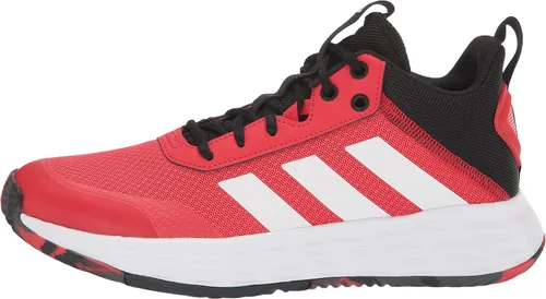 Vista 8 de adidas Ownthegame 20 - Tenis de baloncesto para hombre RojoBlancoNegro