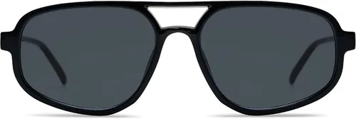 Vista 2 de SOJOS Gafas de sol de aviador para mujeres y hombres retro doble puente modernas y ligeras persianas de los años 90 SJ2247