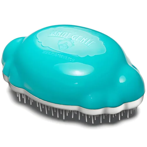 Vista 7 de Knot Genie Teeny - Cepillo desenredante para niños (sueño de aguamarina), cepillo desenredante perfecto para cabello rizado, separa suavemente