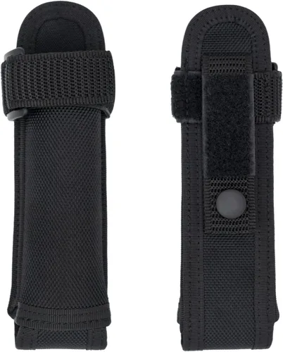 Vista 6 de Soporte universal para bastón de 21 a 26 pulgadas, expansible/telescópica para cinturón de servicio, chaleco MOLLE, linterna de 1.2 pulgadas, bolsa