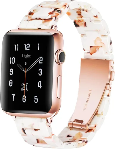 Vista 31 de Bandas para Apple Watch Light House - Correas de resina ligera de moda para iWatch para mujeres y hombres 38mm/40mm/41mm/42mm (Series 11 10)