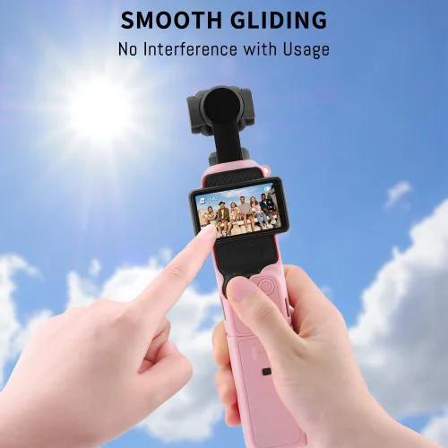 Vista 7 de Funda de silicona Pocket 3 para DJI Osmo Pocket 3, Estuche Protector Protector de Lente Manga Resistente a Arañazos Compatible con DJI OSMO Pocket 3