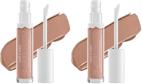 Vista 8 de wet n wild Liquid Lipstick Cloud Pout Marshmallow, Light Pink Cloud Chaser Mousse de crema labial mate Aceite de argán Vitamina E