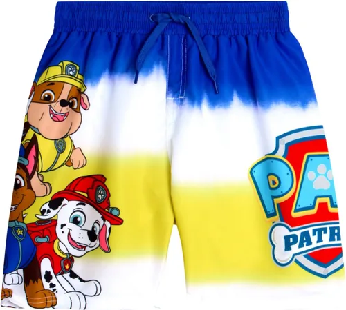 Vista 4 de Nickelodeon Paw Patrol Conjunto de Camiseta Protectora para Niños - 2 Piezas Chase Marshall TMNT UPF50 Camiseta de Natación y Shorts de Natación