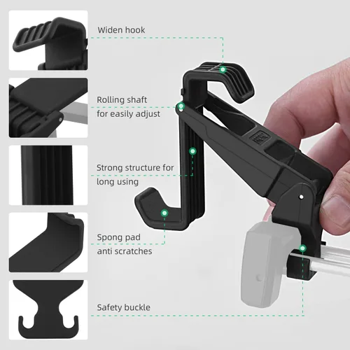 Vista 3 de HeiyRC Soporte para tableta para DJI Neo, Mini 4K, Mini 4 Pro, Mini 3/3 Pro, Mini 2 SE, AIR 3, Mavic 3 Pro, Mavic Air 2S Soporte extendido ajustable