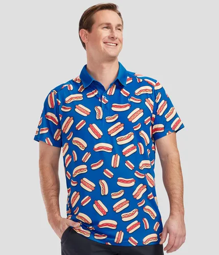 Vista 2 de Tipsy Elves Golf Shirts for Men - Performance Athletic Fit Men's Golf Polo Shirts for Men