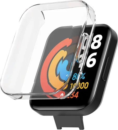 Vista 6 de [Paquete de 5] Funda Senter para Redmi Watch2 Lite, parachoques integral de TPU suave sin protección de pantalla integrada para reloj inteligente