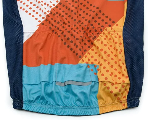 Vista 3 de GCRFL Conjunto de camiseta de ciclismo para hombre manga corta y pantalón corto con acolchado 4D conjunto de ropa de ciclismo para hombre
