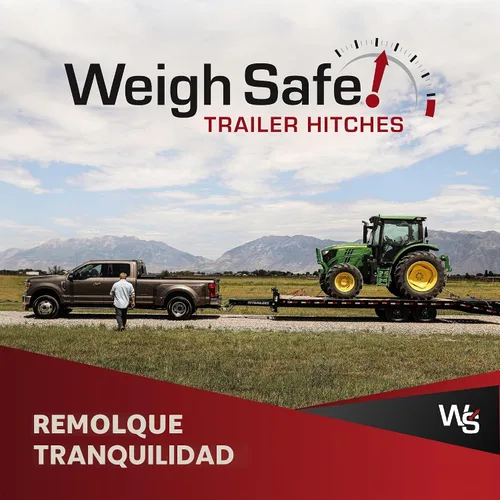 Vista 7 de Weigh Safe Enganche de Remolque Ajustable de Aluminio - Enganche de Remolque con Báscula de Peso de Lengüeta Incorporada - Compatible con Receptores
