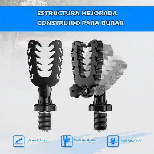 Vista 2 de KEMIMOTO Soporte para herramientas UTV, anclaje de amarre compatible con Polaris Ranger General, soporte para herramientas con amortiguadores