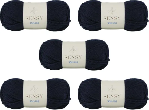 Vista 78 de Sensy Roving - Ovillo de lana multicolor, 3.5 onzas, 132 yardas, calibre 5, voluminoso (otoño)