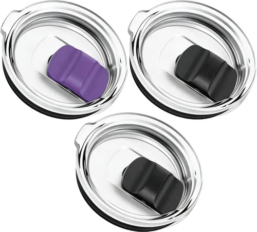 Vista 16 de Repuesto de tapa para vaso de vino de 10 onzas, paquete de 2 tapas magnéticas deslizantes compatibles con YETI de 6 onzas, taza apilable de 8 onzas