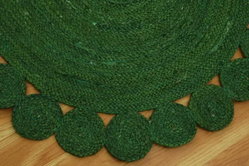 Vista 56 de Natural Jute Collection - Alfombra rectangular de 2 x 3 pies, alfombra de yute trenzada a cuadros multicolor de 0.27 pulgadas de grosor, ideal