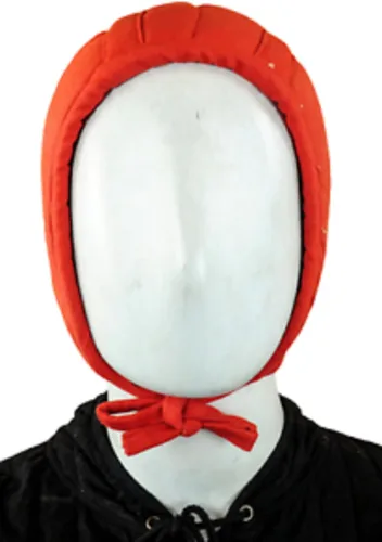 Vista 3 de WAIZ Gorra de armadura acolchada de algodón medieval renacentista para casco de malla