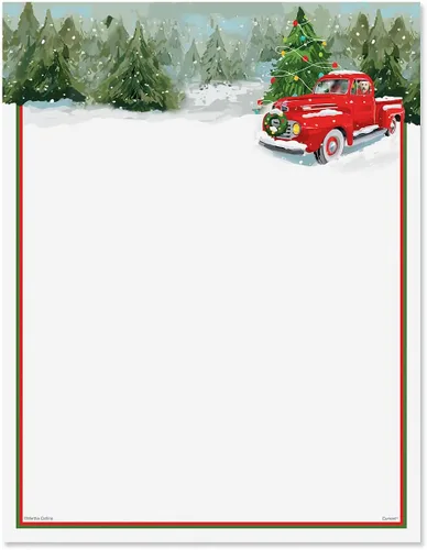 Vista 20 de Current - Papelería navideña de campanas plateadas, para cartas de Navidad o notas escritas a mano, 25 hojas, 8½ x 11 pulgadas, compatible con Bells
