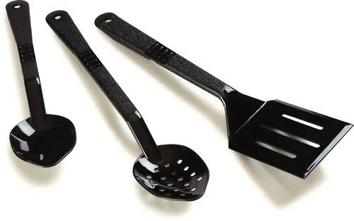 Vista 2 de Carlisle FoodService Products 442603 Cuchara perforada para servir a altas temperaturas, 13 pulgadas, color negro (paquete de 5)
