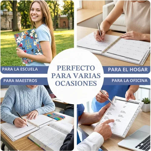Vista 7 de 2027-2028 Monthly Planner – 2-Year Planner 2027-2028, Jan. 2027 – Dec. 2028