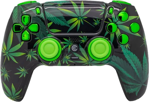 Vista 39 de Custom Wireless Controller Compatible with PS5 - Multiple Designs Available (Abstract Fusion)