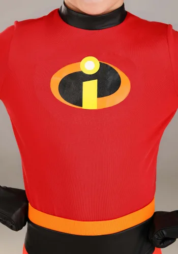 Vista 3 de Disfraz Deluxe de Dash de Los Increíbles para Niños Pequeños Multicolor