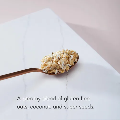 Vista 3 de Nature's Path Qi'a Superfood - Harina de avena instantánea de coco cremoso orgánico sin gluten, 6 paquetes, sin OMG, 1.28 onzas de granos enteros