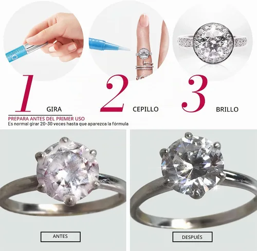 Vista 7 de CONNOISSEURS Dream Team Diamond Cleaning Bundle - Incluye Diamond Dazzle Stik y 2 paños de limpieza de joyas para anillos, aretes y pulseras