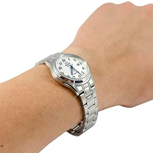 Vista 2 de Orient Reloj automático para mujer con correa de acero inoxidable gris 22 modelo FNR1Q00AW0