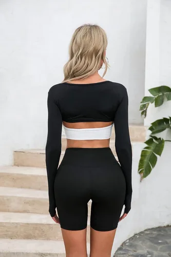 Vista 3 de Chal refrescante con mangas para protección solar, camisetas para mujer para golf, equitación, conducción