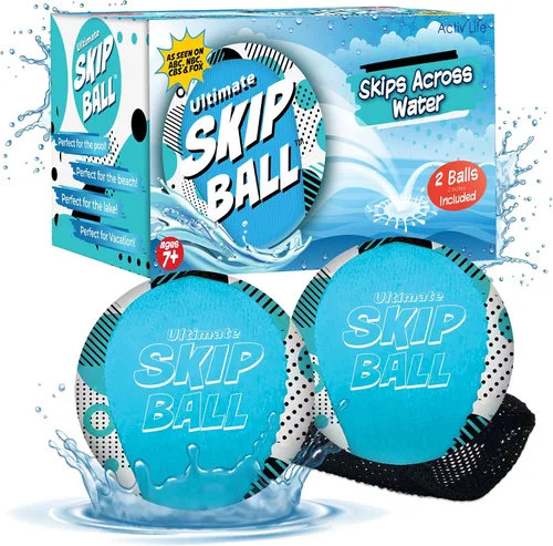 Vista 20 de Activ Life - Pelotas de agua más grandes de 3 pulgadas, pelota de rebote de agua para piscina, juguetes de playa para amigos, familia, niños