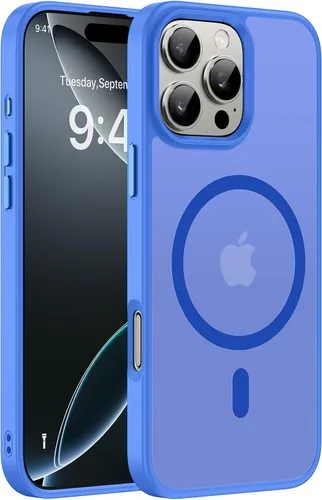 Vista 43 de Miracase - Funda magnética para teléfono 17 (compatible con MagSafe) con protector de pantalla de grado militar, funda mate translúcida antihuellas