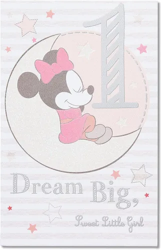 Vista 7 de American Greetings Tarjeta de primer cumpleaños para niña (cupcake)