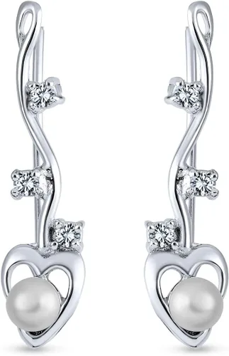 Vista 2 de Aretes minimalistas redondos de ópalo creados con ópalo geométrico, sin perforación, para cartílago, caracola, bisel, banda envolvente para mujeres