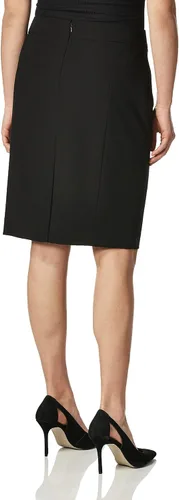 Vista 2 de Calvin Klein Falda de traje de ajuste recto para mujer (talla regular y extragrande)