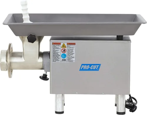 Vista 6 de PRO-CUT KG-22 picadora de carne de acero inoxidable con motor 1 Hp, sin arandela