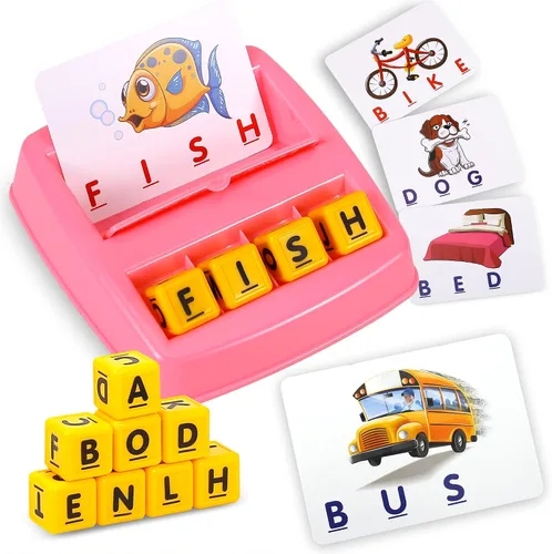 Vista 8 de Fenikso - Juego de combinación de letras, ortografía del alfabeto y lectura de palabras, reconocimiento de objetos y colores, juguete educativo