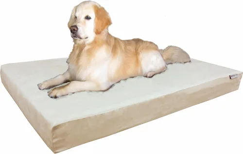 Vista 11 de Cama ortopédica para perros Dogbed4less, espuma viscoelástica de gel infundido térmico, para mascotas pequeñas, medianas y grandes, forro