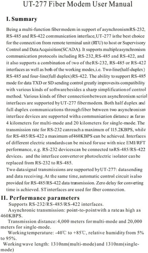 Vista 8 de UTEK UT-277SM-SC RS-232/422/485 a convertidores de medios de fibra óptica